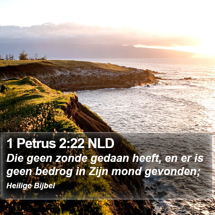 1 Petrus 2:22 NLD Bible Study