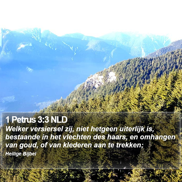 1 Petrus 3:3 NLD Bible Study