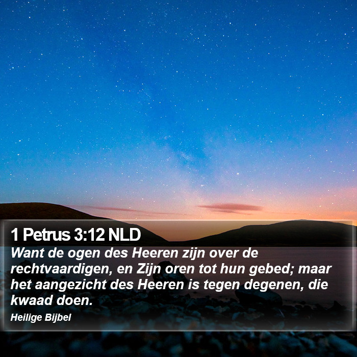 1 Petrus 3:12 NLD Bible Study