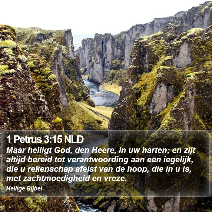 1 Petrus 3:15 NLD Bible Study