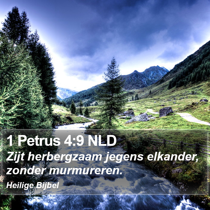 1 Petrus 4:9 NLD Bible Study
