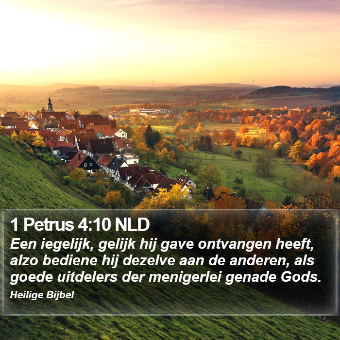 1 Petrus 4:10 NLD Bible Study