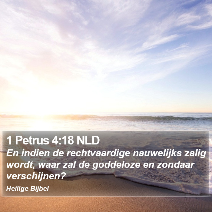 1 Petrus 4:18 NLD Bible Study