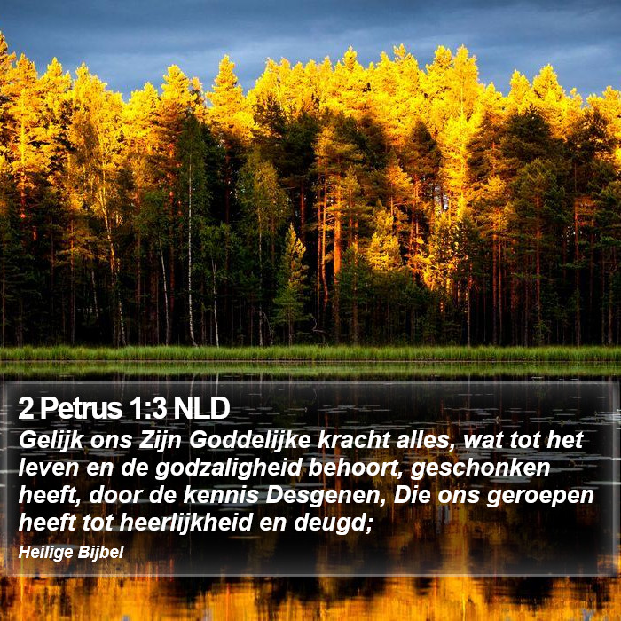 2 Petrus 1:3 NLD Bible Study