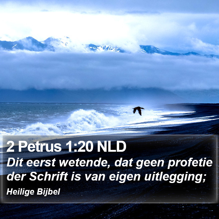 2 Petrus 1:20 NLD Bible Study