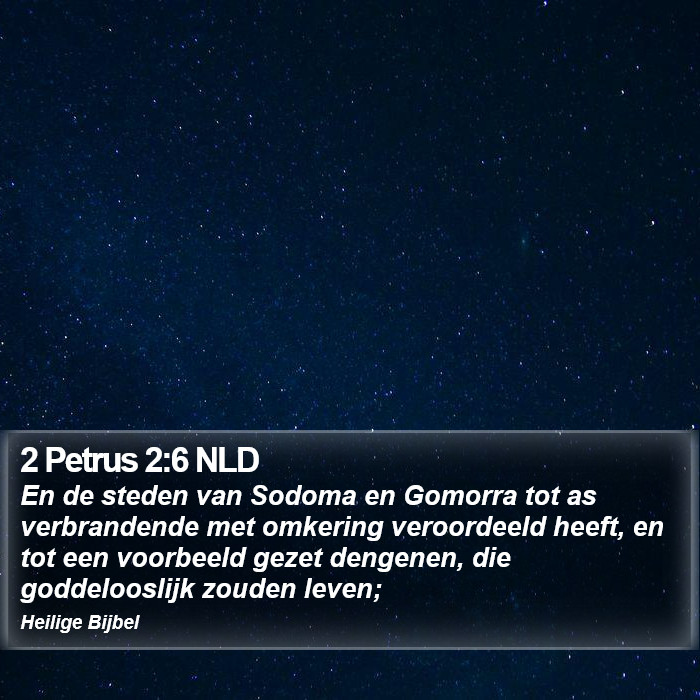 2 Petrus 2:6 NLD Bible Study