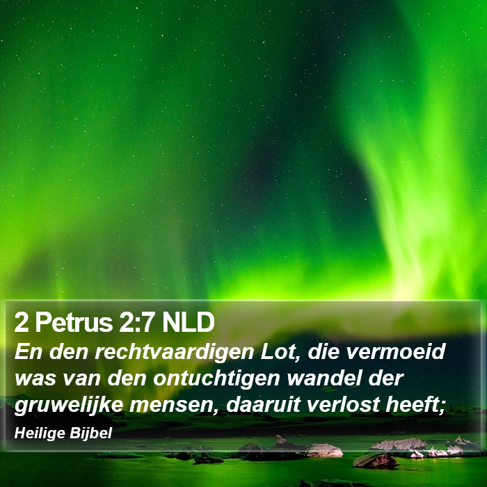 2 Petrus 2:7 NLD Bible Study