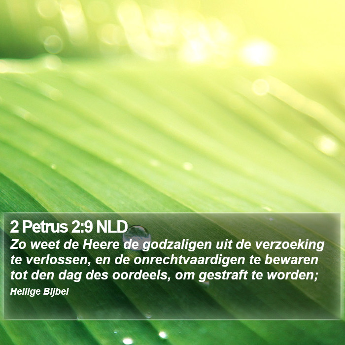 2 Petrus 2:9 NLD Bible Study