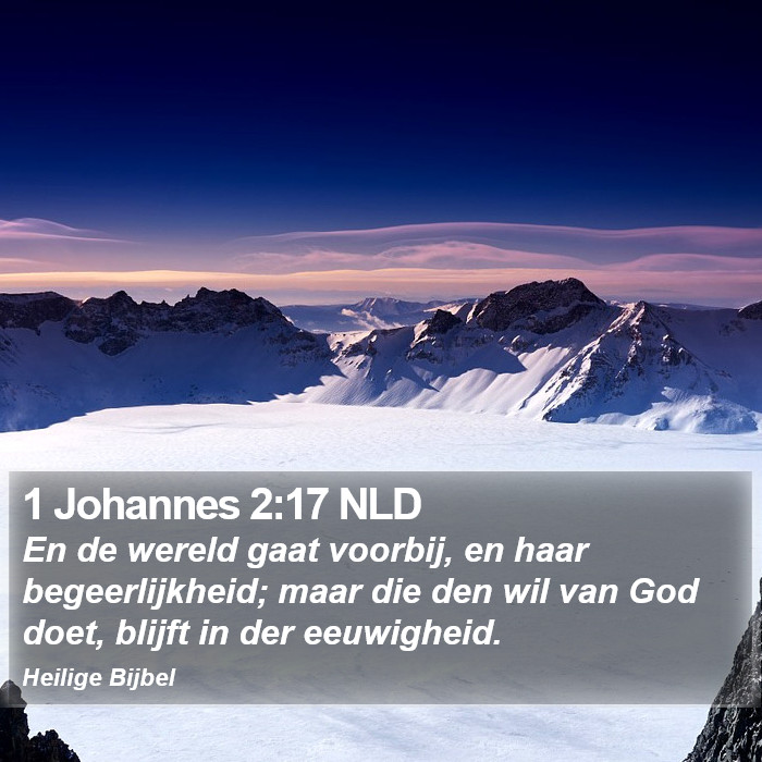 1 Johannes 2:17 NLD Bible Study