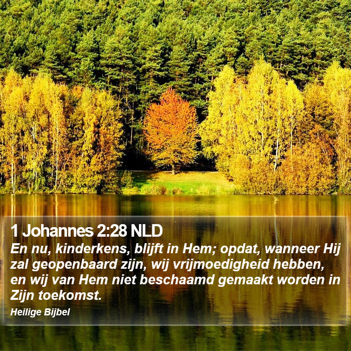 1 Johannes 2:28 NLD Bible Study