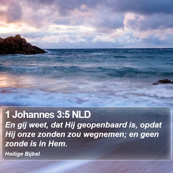 1 Johannes 3:5 NLD Bible Study