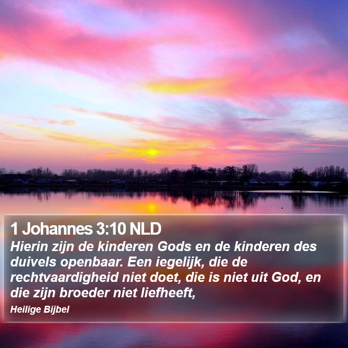 1 Johannes 3:10 NLD Bible Study