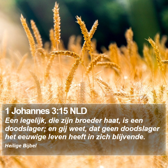 1 Johannes 3:15 NLD Bible Study
