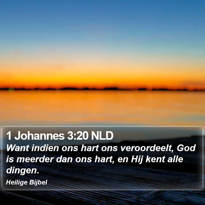 1 Johannes 3:20 NLD Bible Study
