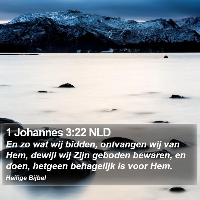 1 Johannes 3:22 NLD Bible Study
