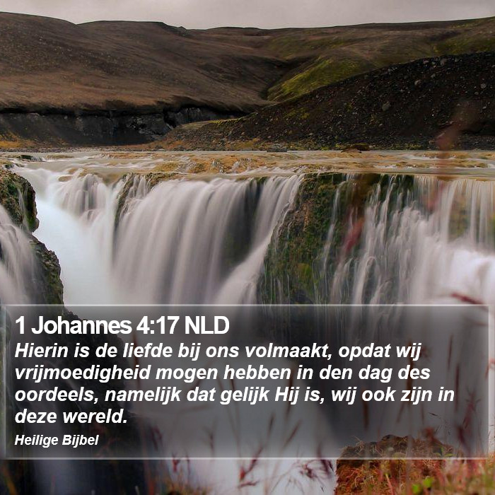 1 Johannes 4:17 NLD Bible Study