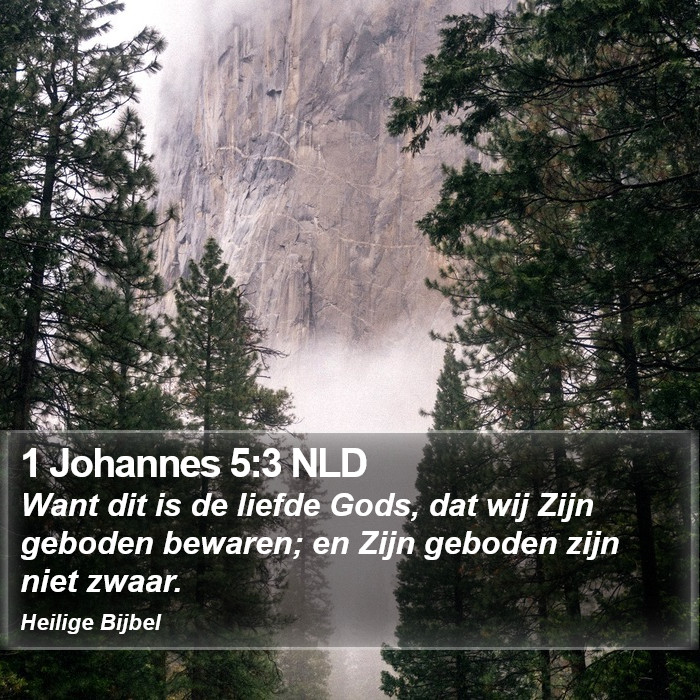 1 Johannes 5:3 NLD Bible Study