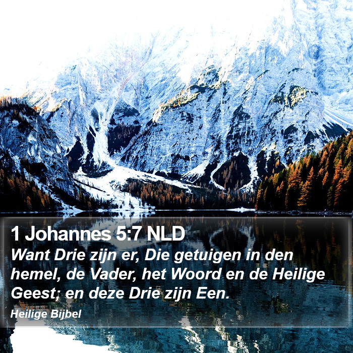 1 Johannes 5:7 NLD Bible Study