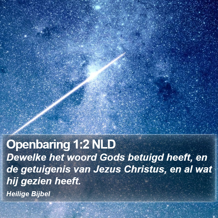 Openbaring 1:2 NLD Bible Study