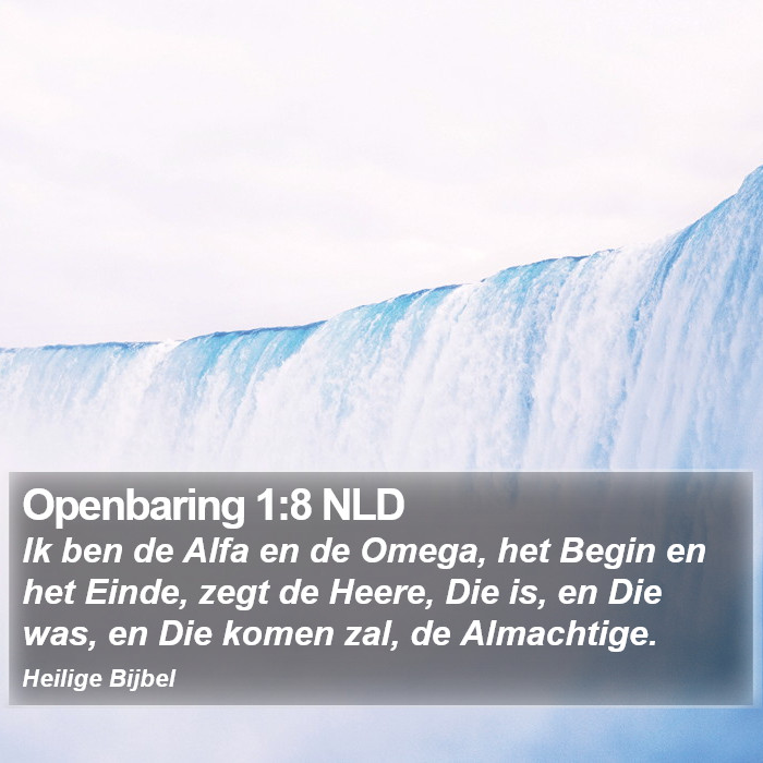 Openbaring 1:8 NLD Bible Study