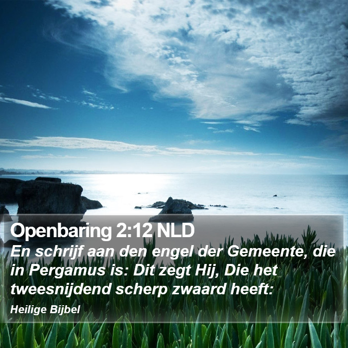 Openbaring 2:12 NLD Bible Study