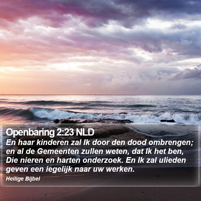 Openbaring 2:23 NLD Bible Study