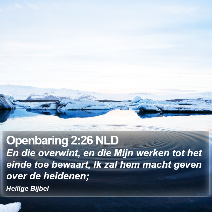 Openbaring 2:26 NLD Bible Study