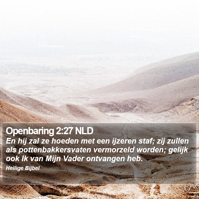 Openbaring 2:27 NLD Bible Study