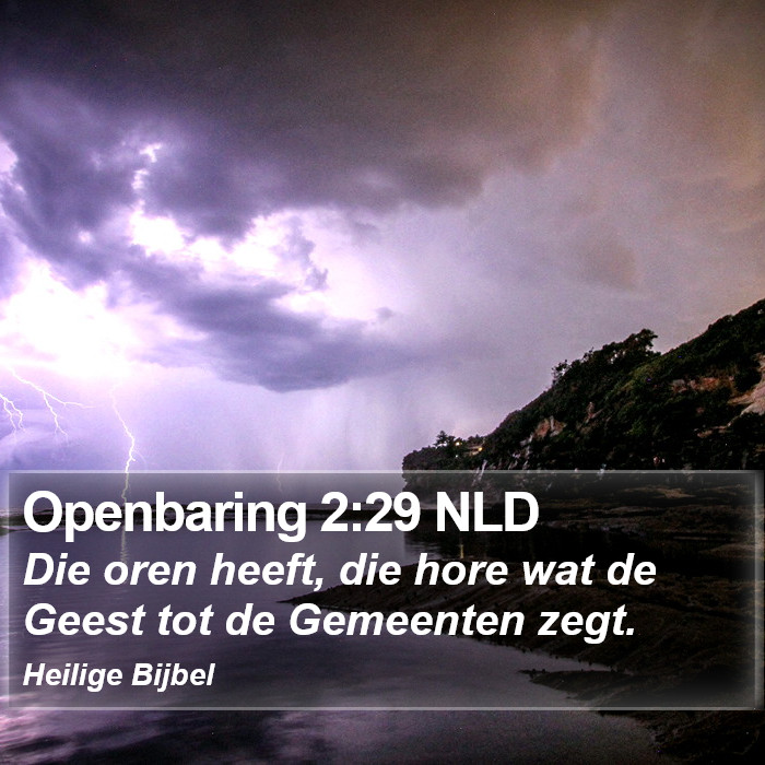 Openbaring 2:29 NLD Bible Study