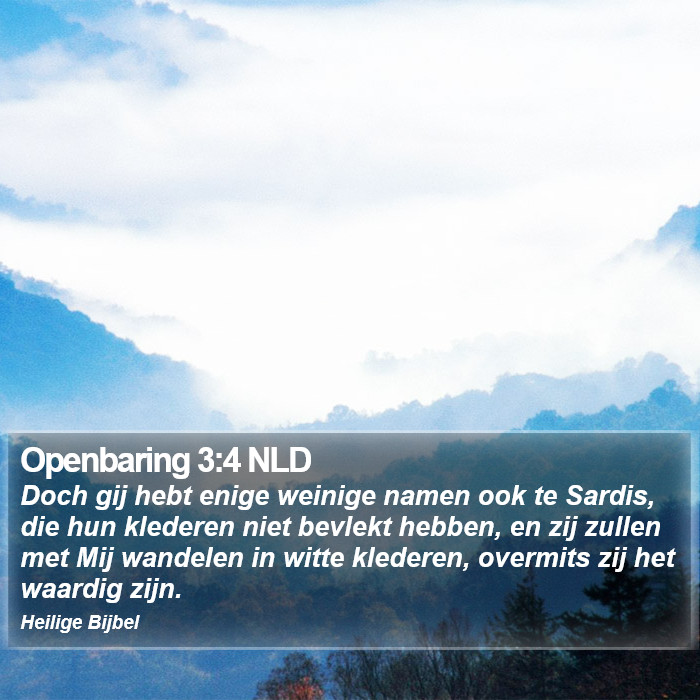 Openbaring 3:4 NLD Bible Study