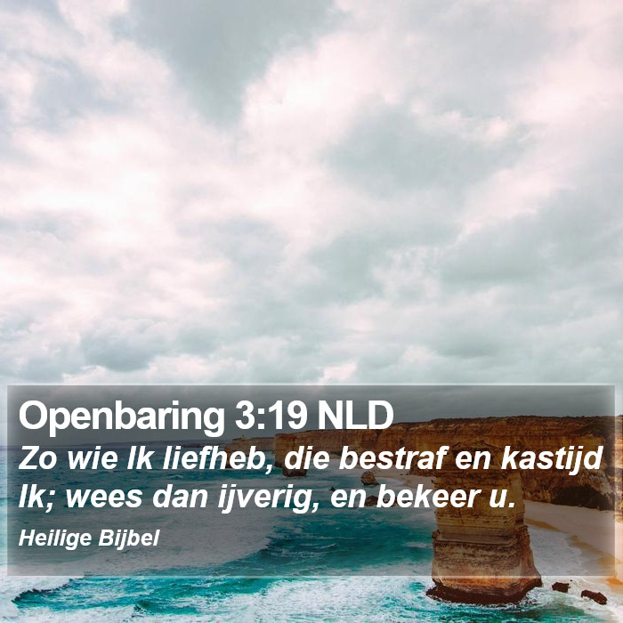 Openbaring 3:19 NLD Bible Study