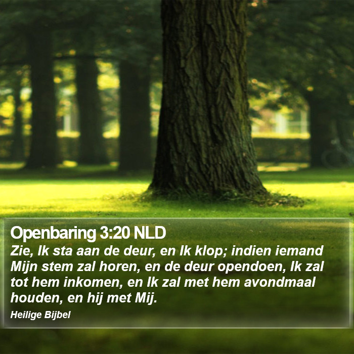Openbaring 3:20 NLD Bible Study