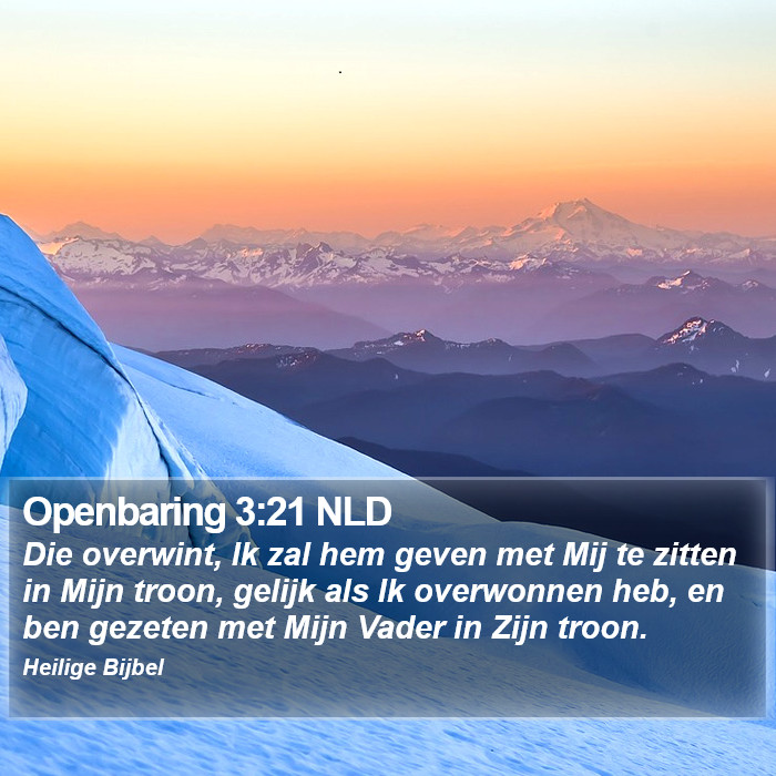 Openbaring 3:21 NLD Bible Study