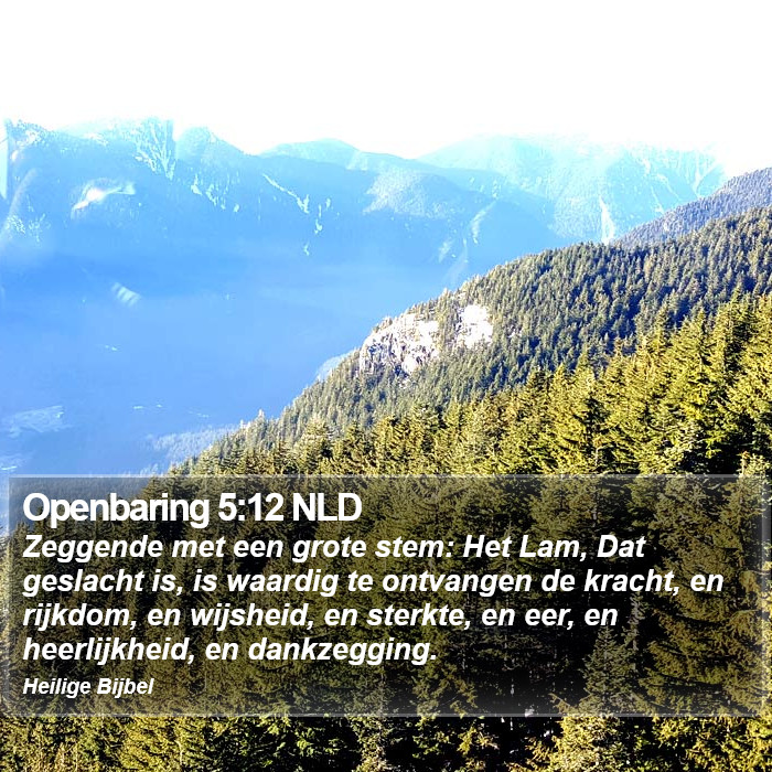 Openbaring 5:12 NLD Bible Study