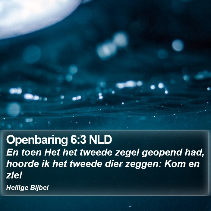 Openbaring 6:3 NLD Bible Study