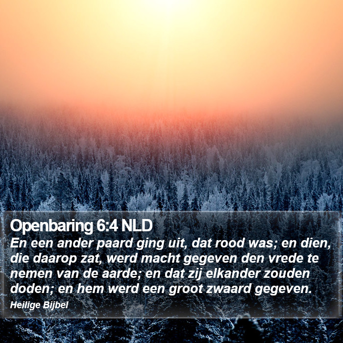 Openbaring 6:4 NLD Bible Study