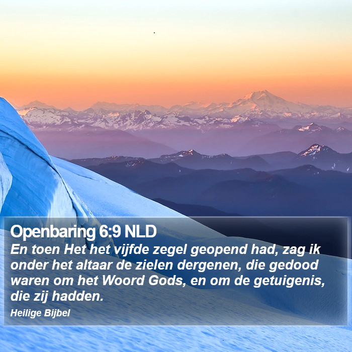 Openbaring 6:9 NLD Bible Study