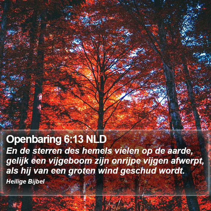 Openbaring 6:13 NLD Bible Study