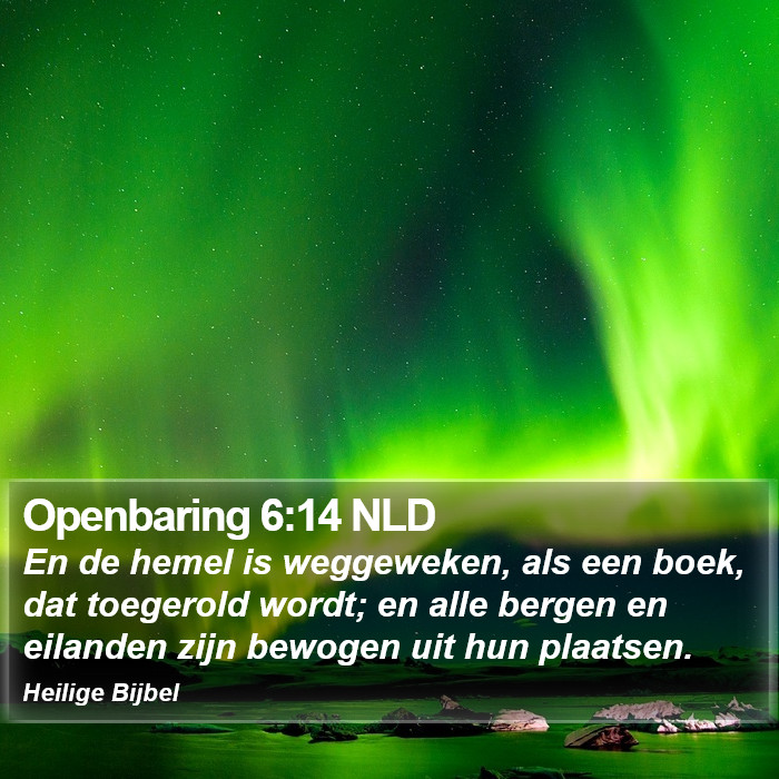 Openbaring 6:14 NLD Bible Study