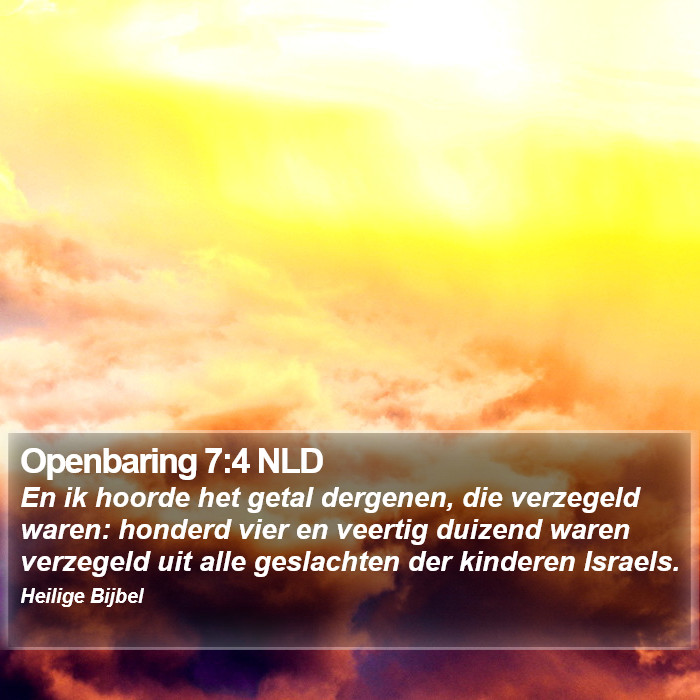 Openbaring 7:4 NLD Bible Study