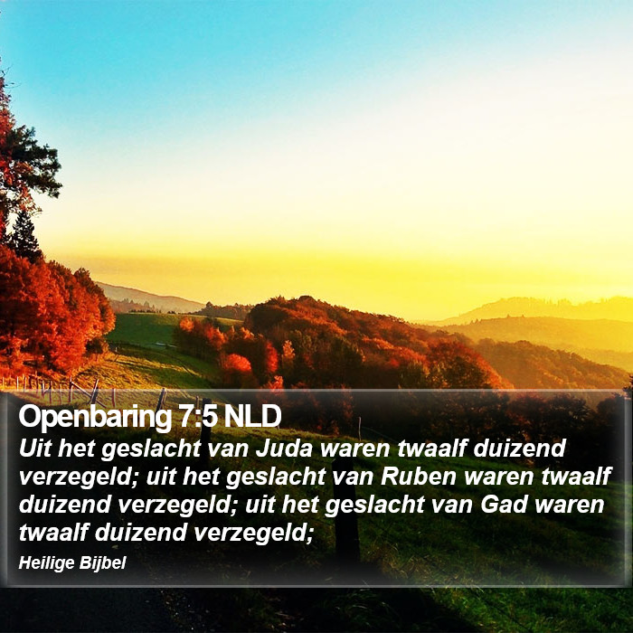 Openbaring 7:5 NLD Bible Study