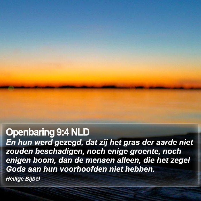 Openbaring 9:4 NLD Bible Study