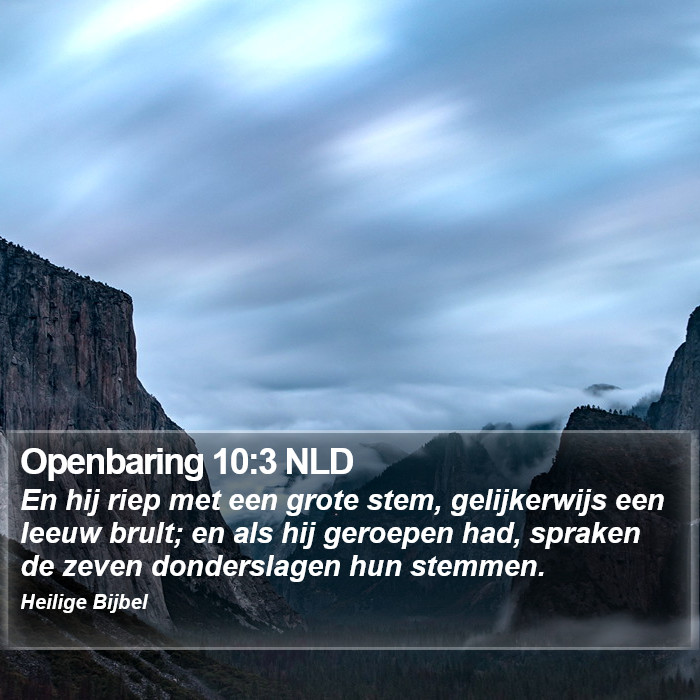 Openbaring 10:3 NLD Bible Study