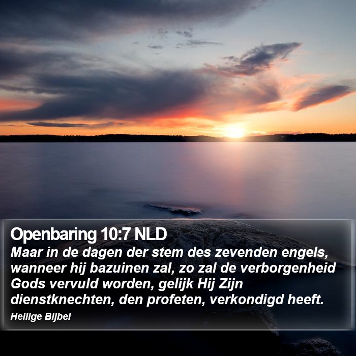 Openbaring 10:7 NLD Bible Study