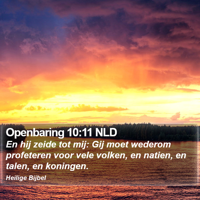 Openbaring 10:11 NLD Bible Study