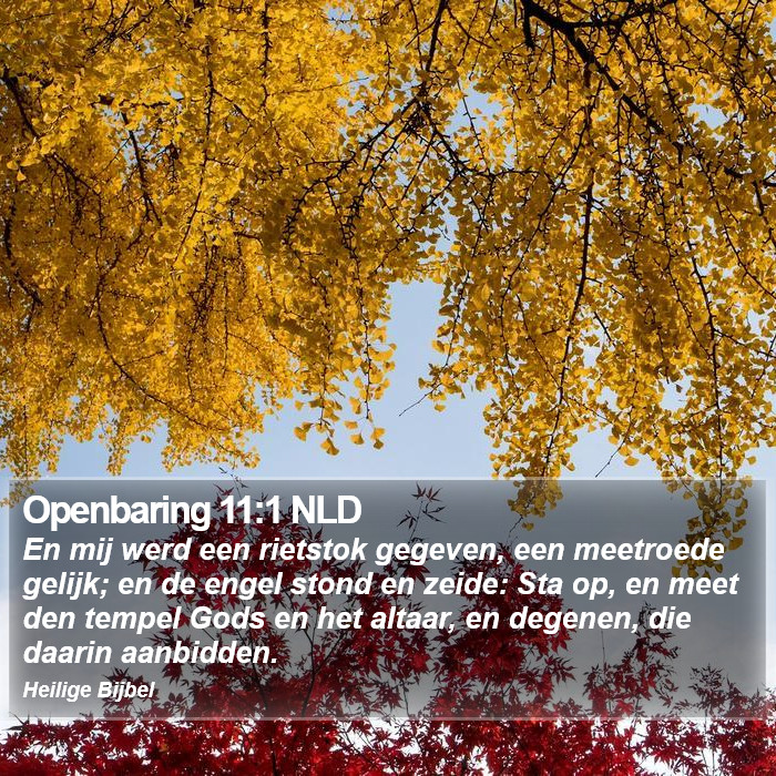 Openbaring 11:1 NLD Bible Study