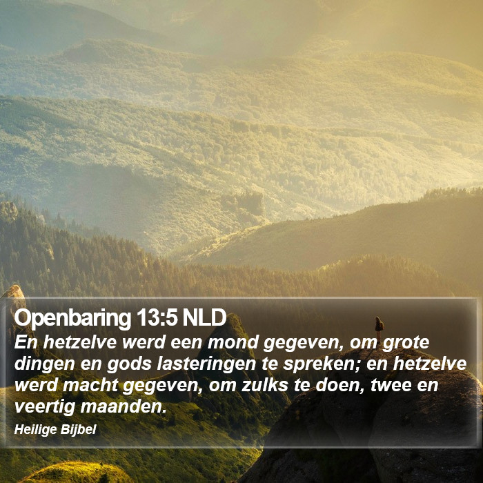 Openbaring 13:5 NLD Bible Study