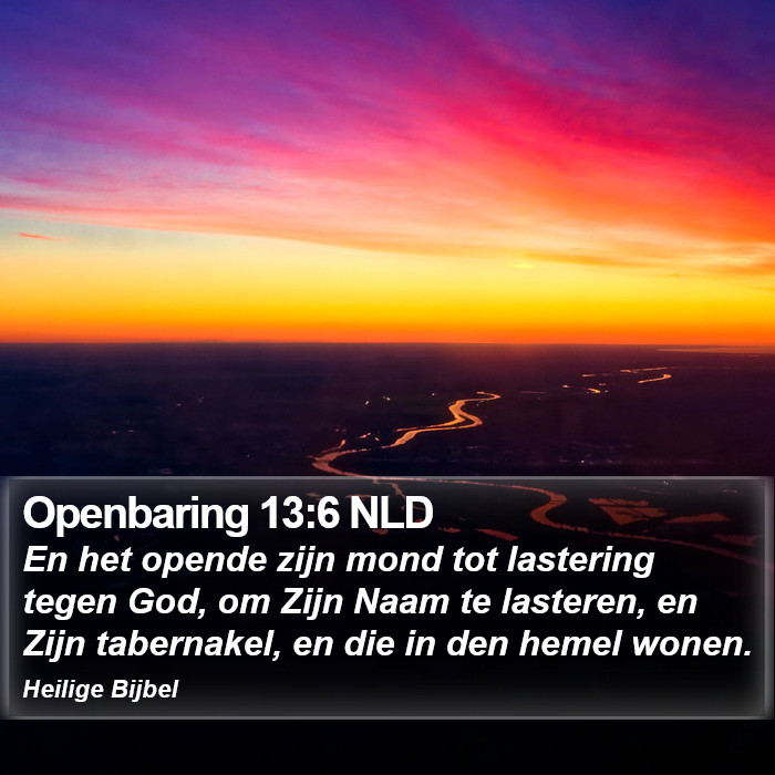 Openbaring 13:6 NLD Bible Study