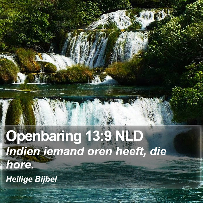 Openbaring 13:9 NLD Bible Study