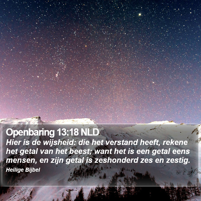 Openbaring 13:18 NLD Bible Study